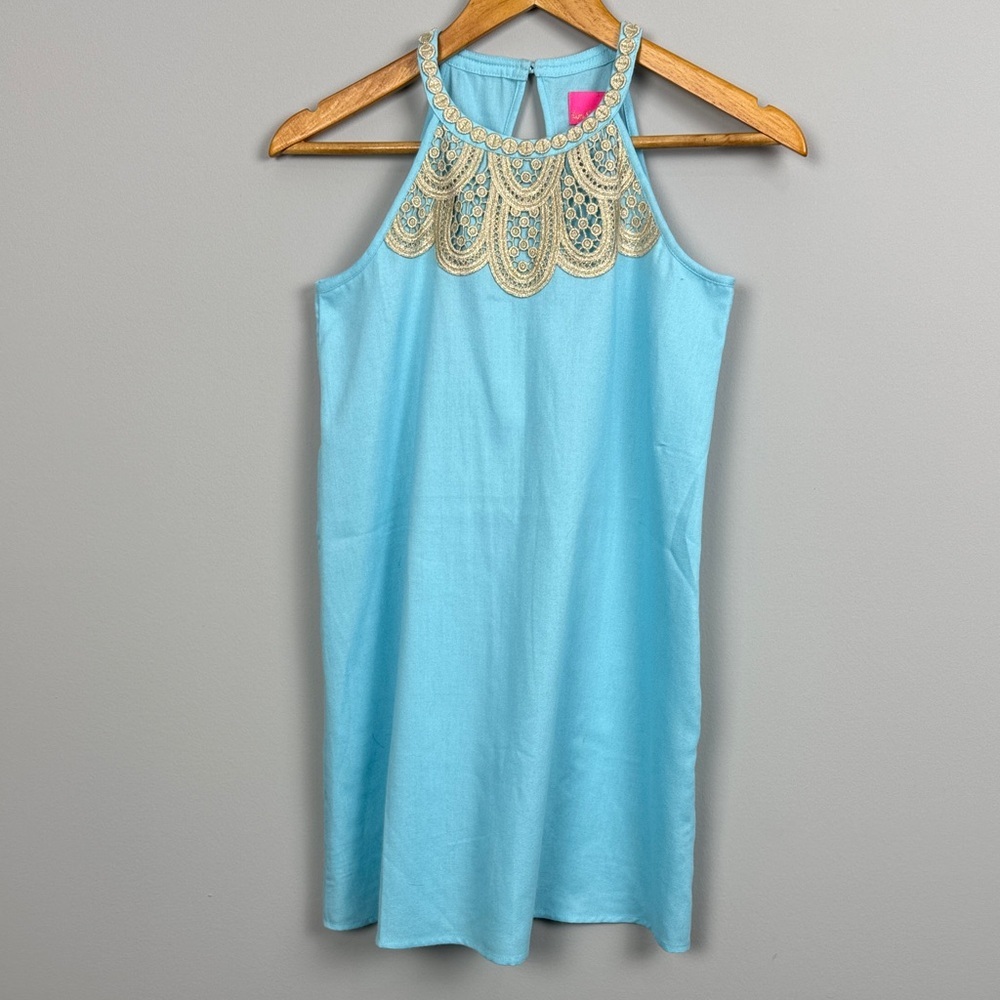 Lilly Pulitzer Girls Mini Pearl Shift Dress. Size 14.
